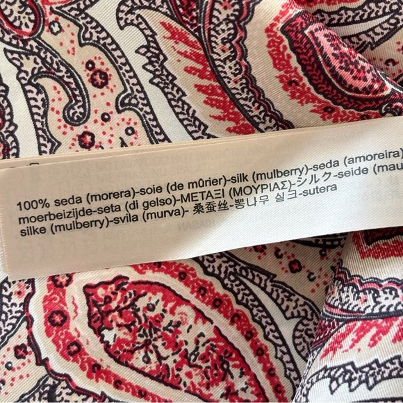 Massimo Dutti Dress Silk Paisley Shift - Picture 9 of 11